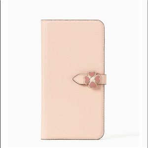Kate Spade 
flower folio iphone xs max case